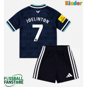 Newcastle United Joelinton #7 Replik Auswärtstrikot Kinder 2026-27 Kurzarm (+ Kurze Hosen)
